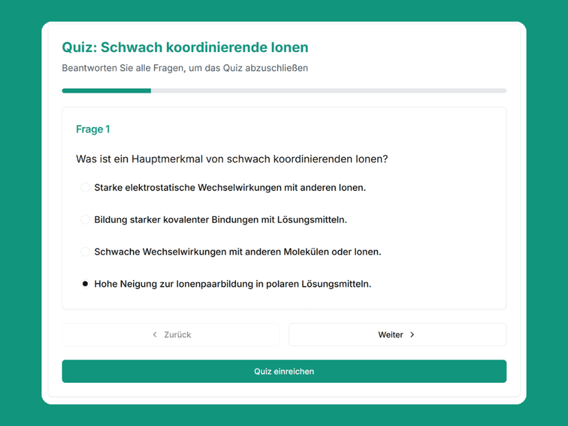 Quiz generieren